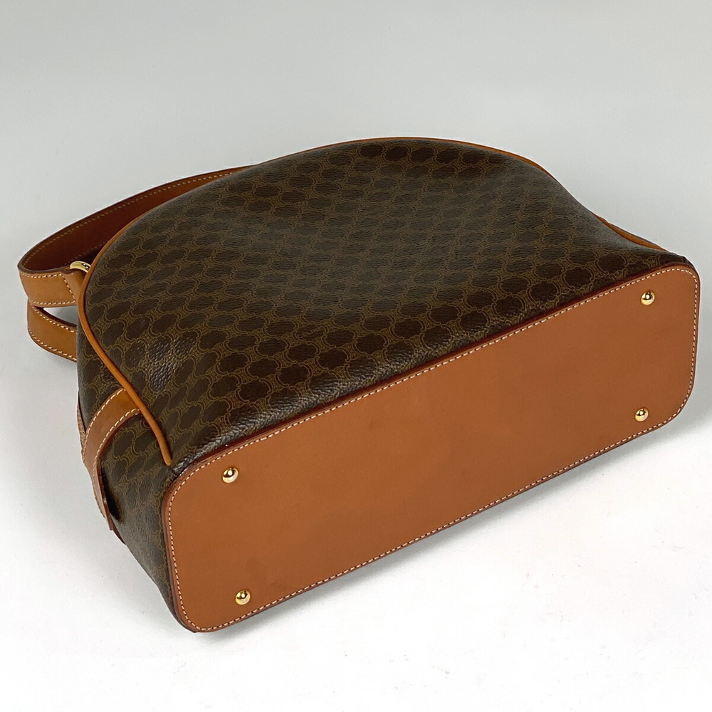 Celine Macadam Pattern Canvas Handbag Brown - image 2